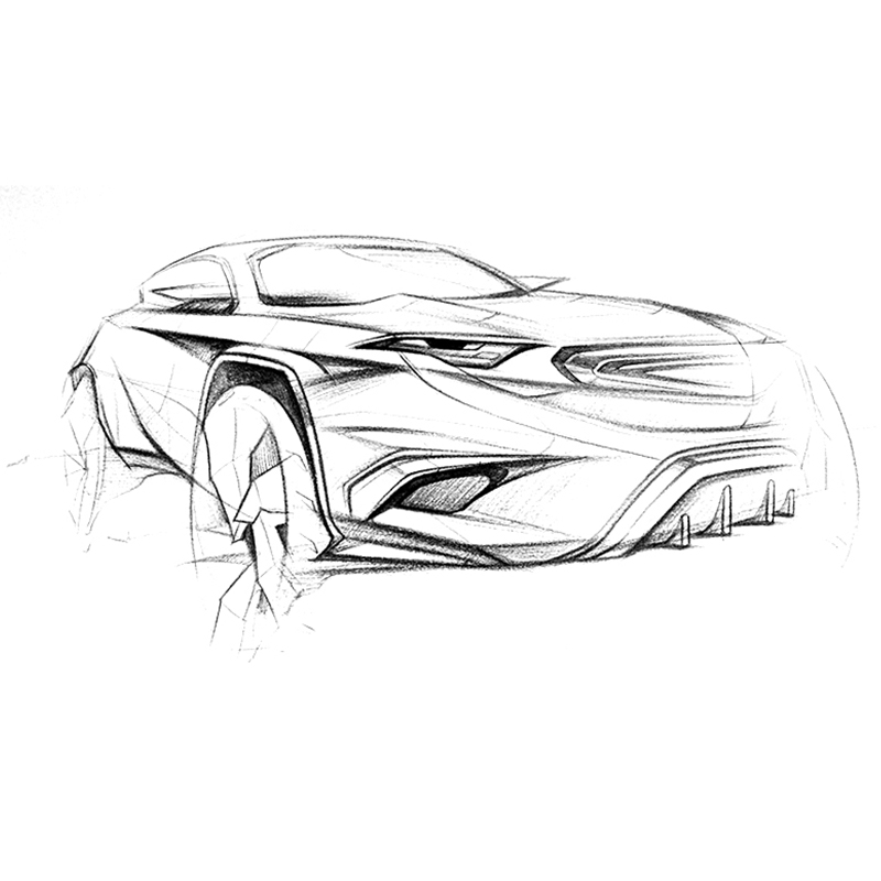 概念車工業(yè)設(shè)計草圖